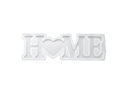 Molde De Silicona Con Letras Home Para Decoración De Cristales Epoxi Diy, Regalo De Amor Hecho A Mano