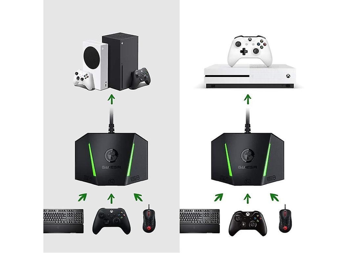 Adaptador De Teclado Y Ratón Gamesir Vx Aimbox Para Xbox, Ps5, Ps4 Y Nintendo Switch.