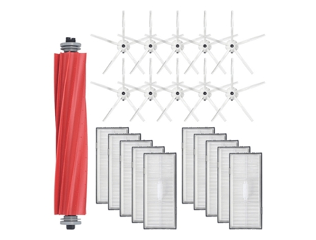 Para Roborock S7 T7S accesorio de filtro cepillo principal de goma desmontable/cubierta paño de mopa Cepillo Lateral piezas de limpiador al vacío