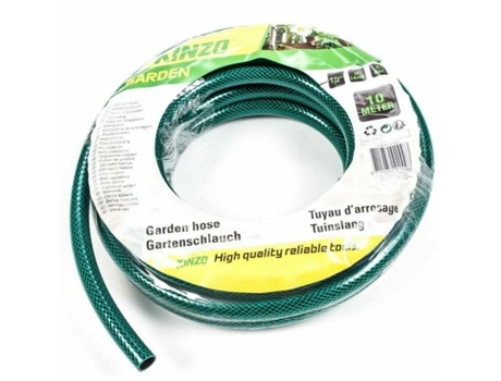 Manguera de Jardin Pvc 1/2 14Mm 10Mt Bomba Agua Verde Riego Terraza TRADE SHOP TRAESIO