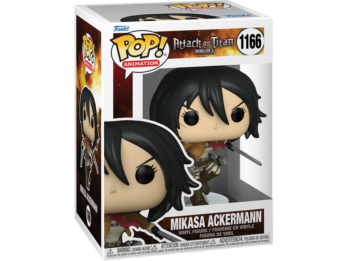 Figura Pop B.active de Mikasa Ackermann de Ataque a los Titanes