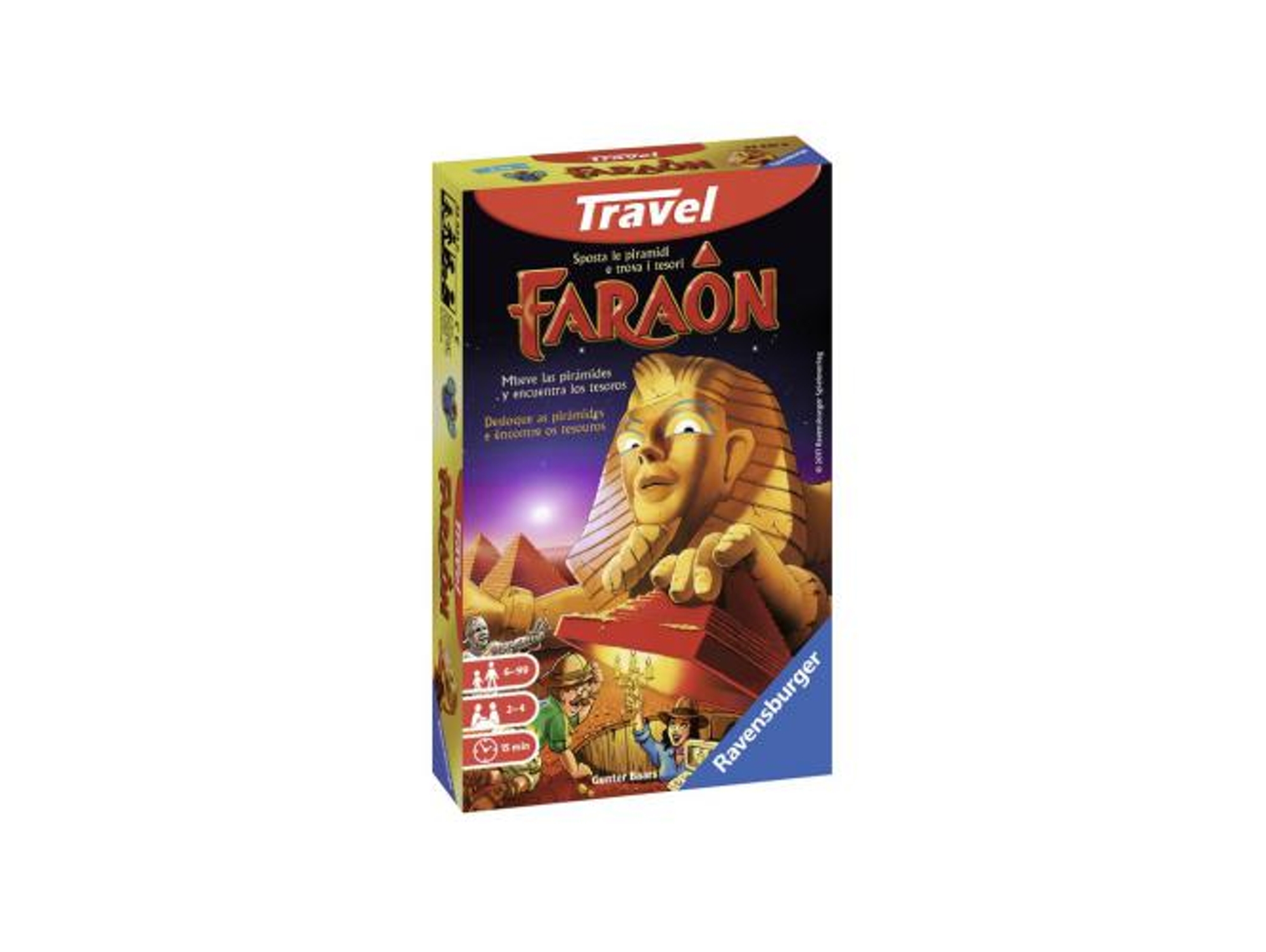 Juego de Viaje RAVENSBURGUER Faraón (Edad Mínima: 10)