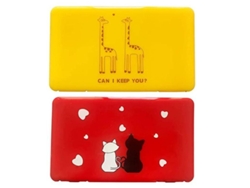 Caja De Plástico Para Guardar Mascarillas Infantiles, 2 Unidades, Resistente Al Polvo Y La Humedad, Con Asa De Transporte.
