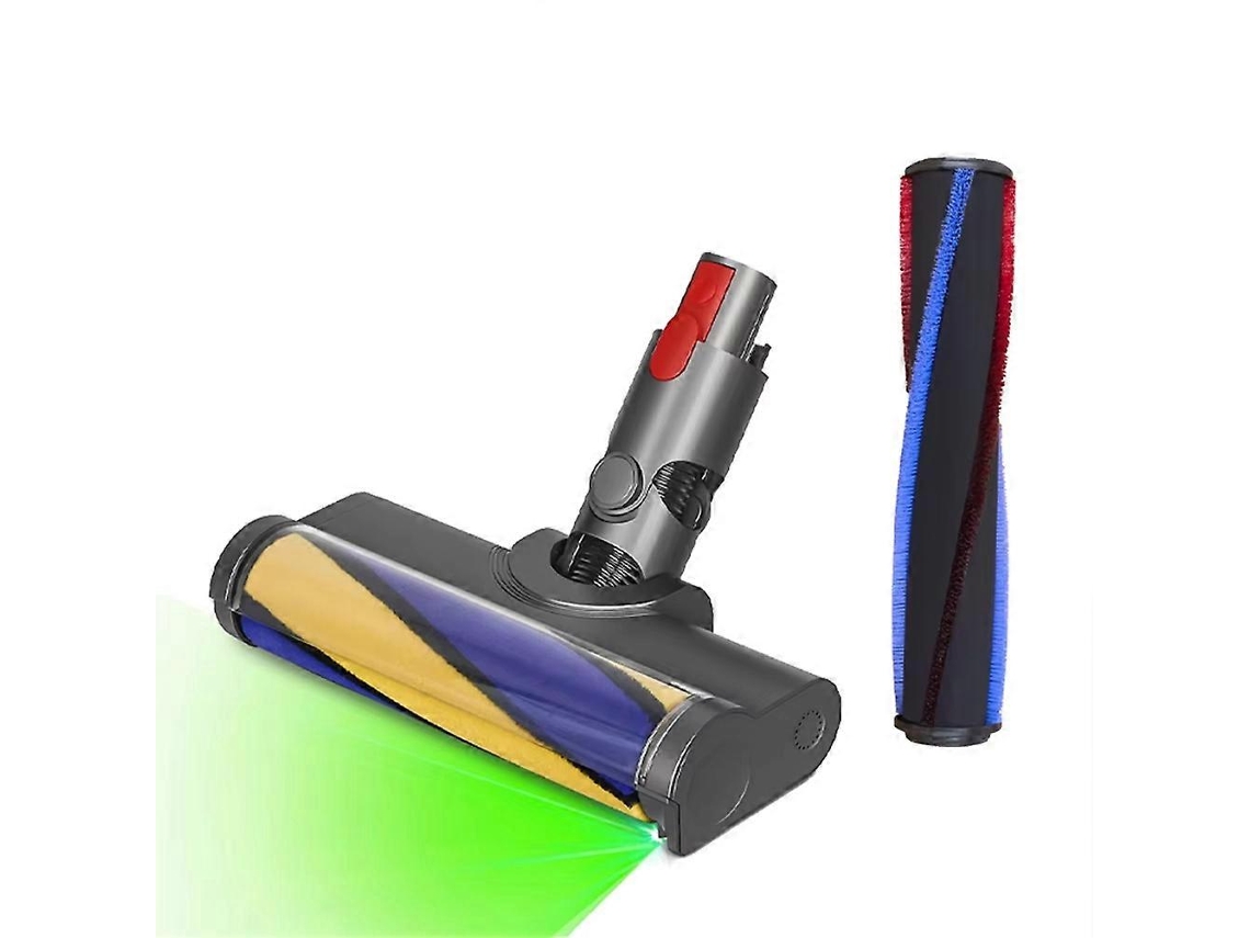 Brush For V12 Detect Slim V10slim Accessories Carpet Roller Soft Roller Brush With Green Dust Light