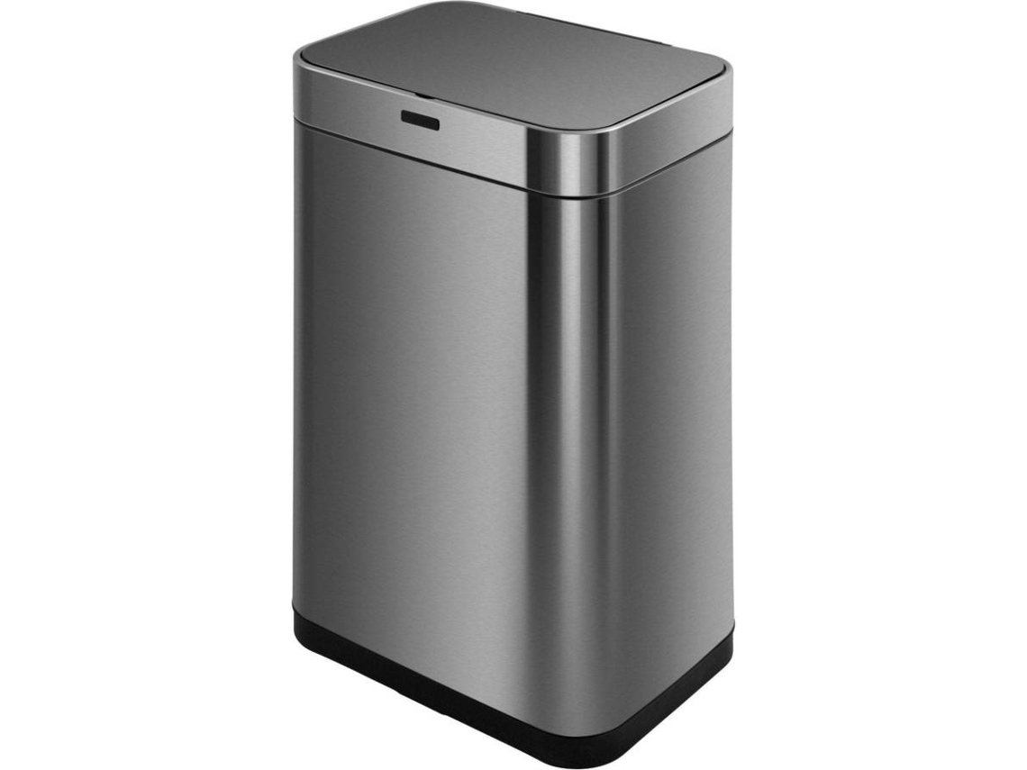 Cubo de Basura KITCHEN MOVE (Gris - Acero - 30 L)