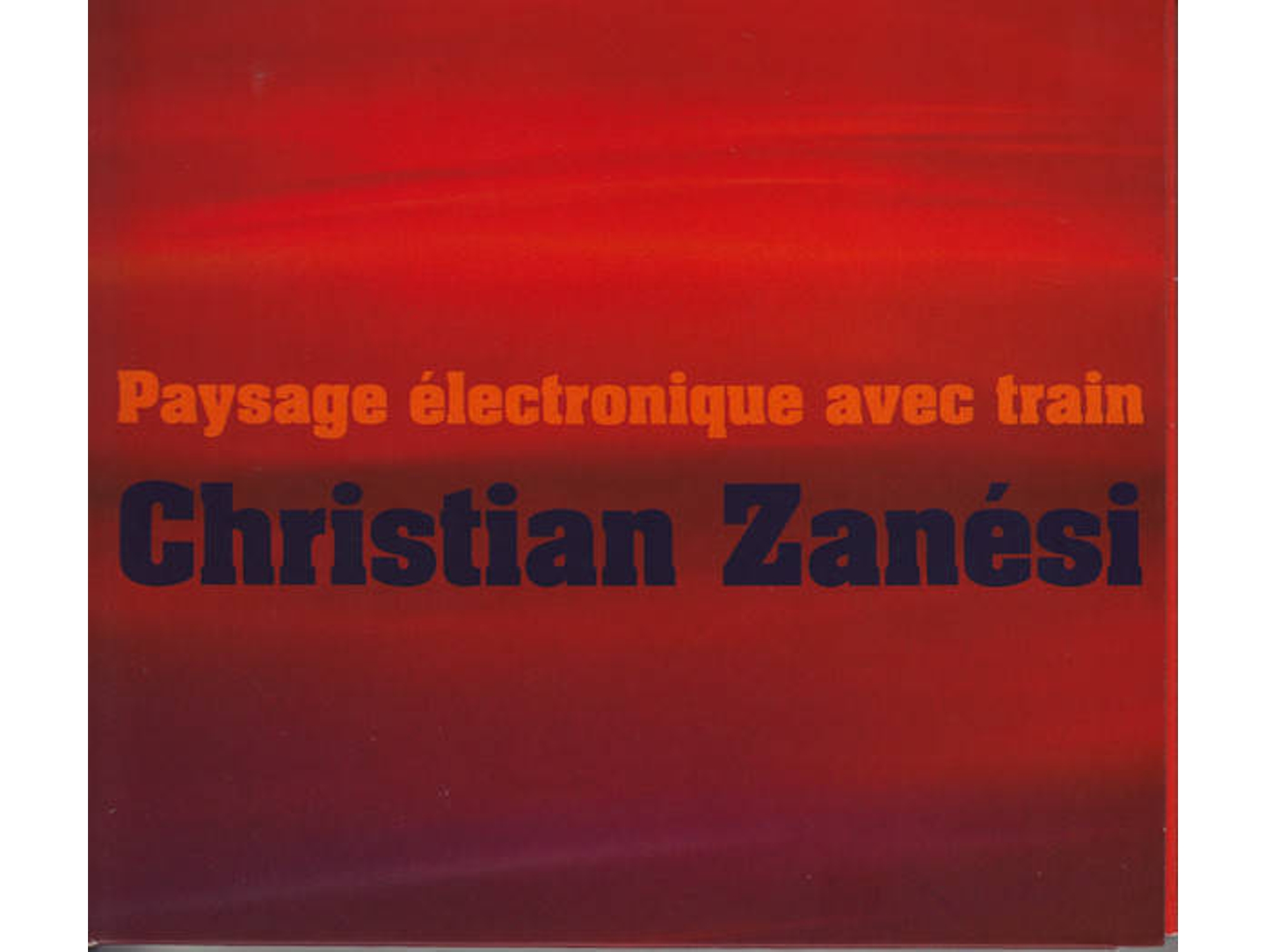 CD Christian Zanési - Pays Sauvage (1CDs)