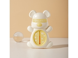 Termómetro de baño para bebés Yuysan, con forma de oso, para medir la temperatura del agua, de uso exclusivo en baños de bebés, color amarillo.