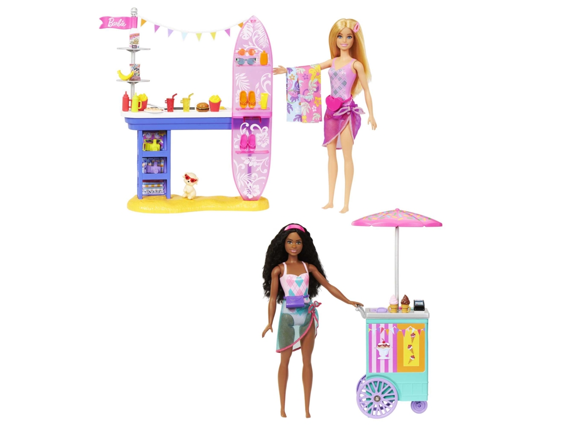 Juego de playa para muñecas BARBIE praia
