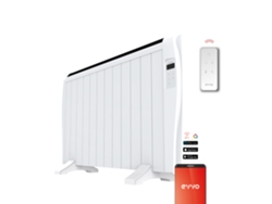Emisor Térmico Evvo C12 Blanco, 2.000w, 12 Elementos, Wifi, Control Remoto, Temporizador