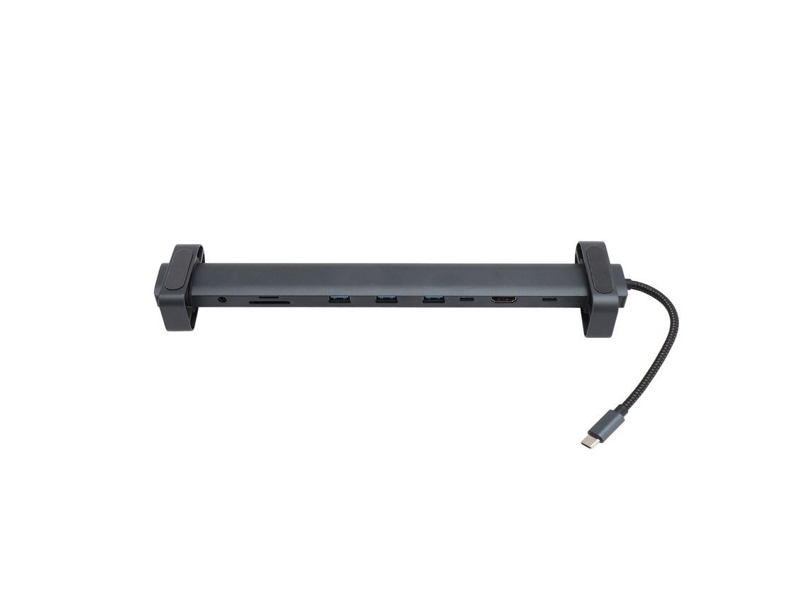 Hub Usb-c 10 En 1 Con Hdmi, Vga 4k, Pd, 100 W, Audio Rj45, Adaptador Multipuerto De 4 Puertos Usb 3.0