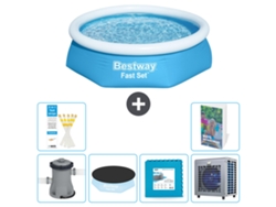 Bestway Piscina Bestway Fast Set Redonda - 244x61 Cm - 7-peças S290