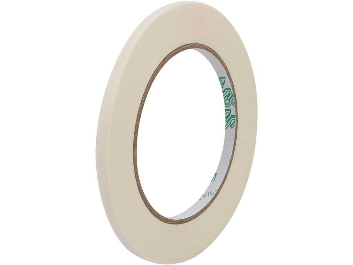 Cinta Universal De Papel Crepé Color Beige, 6 Mm Ancho X 50 Metros