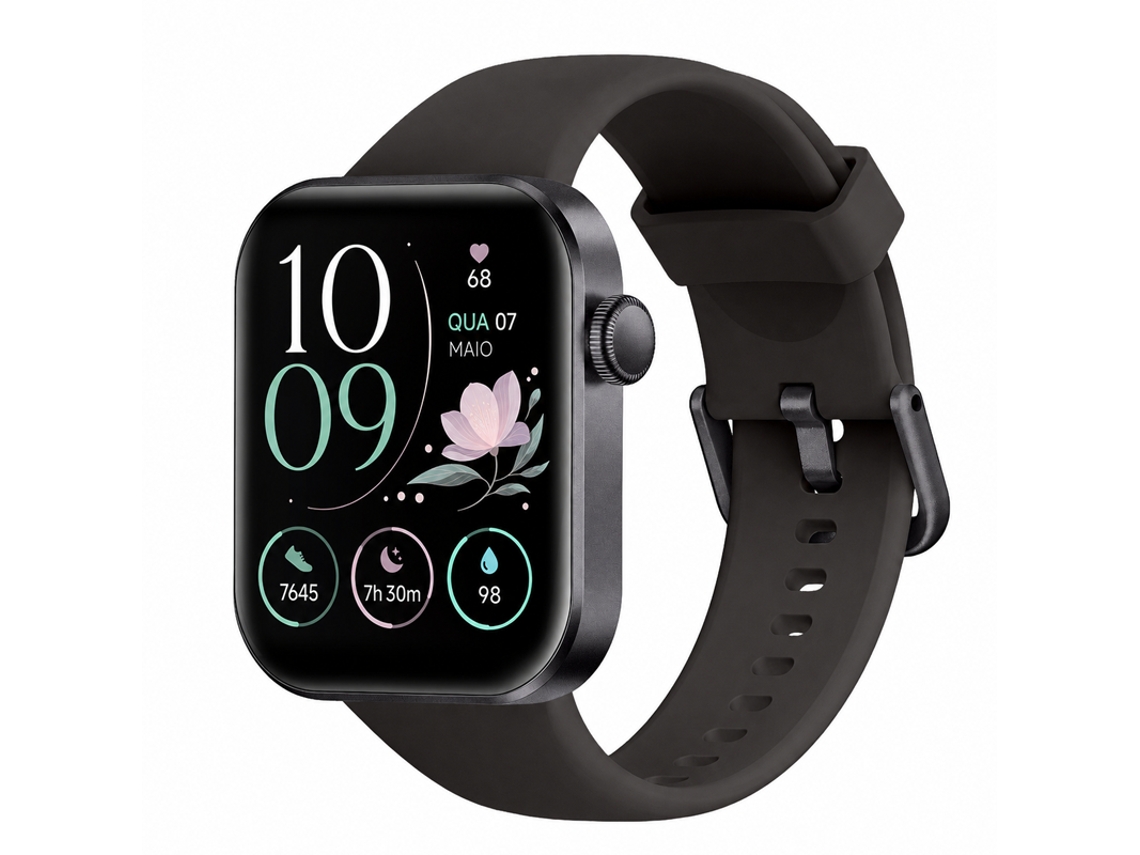 Smartwatch Dm60 (pantalla Hd 1,85" - Llamadas Bluetooth - 140 Modos Deportivos - Negro)