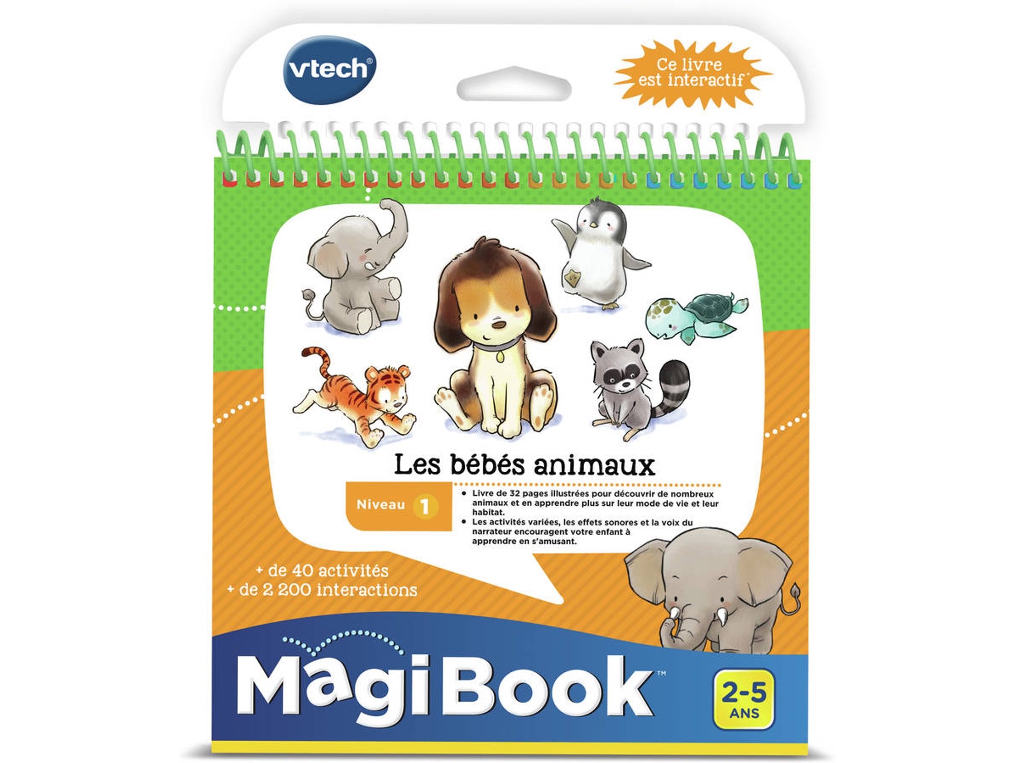 Juguete Educativo VTECH Livre Les Bébés animaux