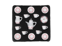 Conjunto De Chá De Cerâmica Em Miniatura 1:12 Para Boneca Decoração Diy Presente