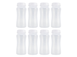 8 Biberones Reutilizables De Cuello Ancho Y A Prueba De Fugas Para Almacenar Leche Materna (300 Ml)