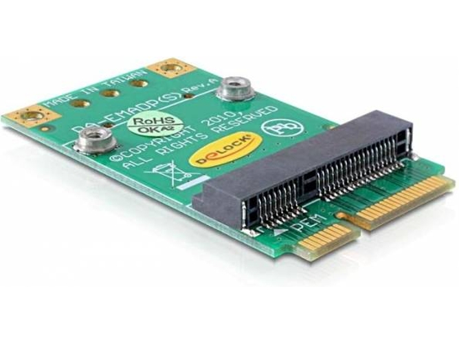 Tarjeta PCI DELOCK MiniPCIe Half/Full