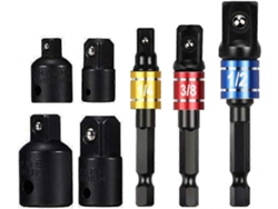 Conjunto De Adaptadores De Enchufe Para Destornillador Sin Cable, 3 Piezas, Acero De Alta Calidad