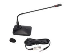 Micrófono De Cuello De Cisne Ajustable Con Cable Xlr Hembra A 6,35 Mm Para Conferencias Y Clases.