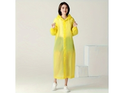 Chubasquero unisex con capucha, ropa informal ligera e impermeable. Slowmoose