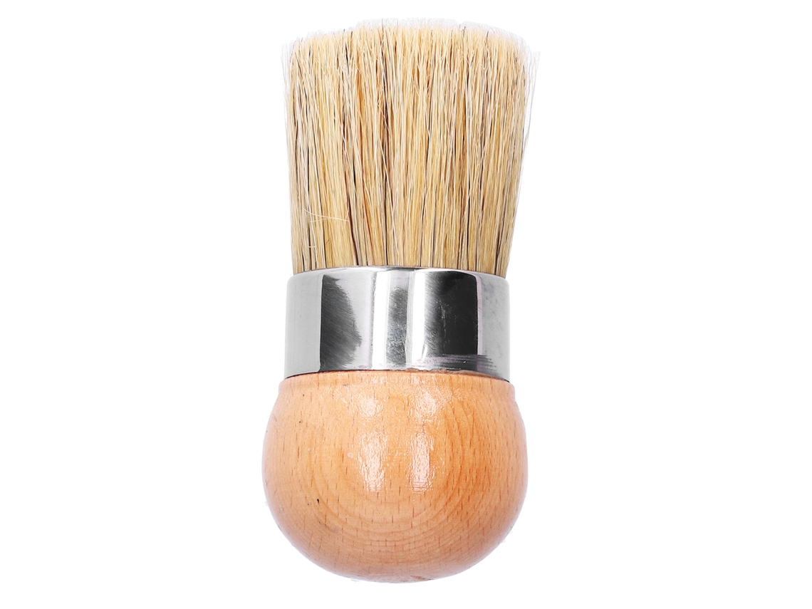 Brocha Para Muebles Con Cerdas Redondas Y Mango De Madera - 2 Pulgadas
