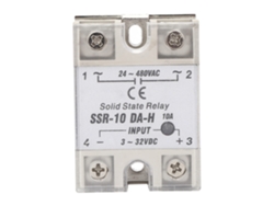 Relé De Estado Sólido Sin Contacto De Cc/ca Con Placa Disipadora De Calor De Aluminio Ssr-10 Da H