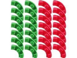 Pinzas Para Doblar Plantas Inoomp, De Plástico, 60 Unidades. Pinzas Versátiles Para Tomates, Pimientos Y Pepinos.s A La