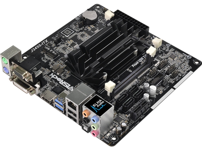 Placa Base ASROCK J3455-ITX (Socket CPU Onboard - Intel - Mini ITX)