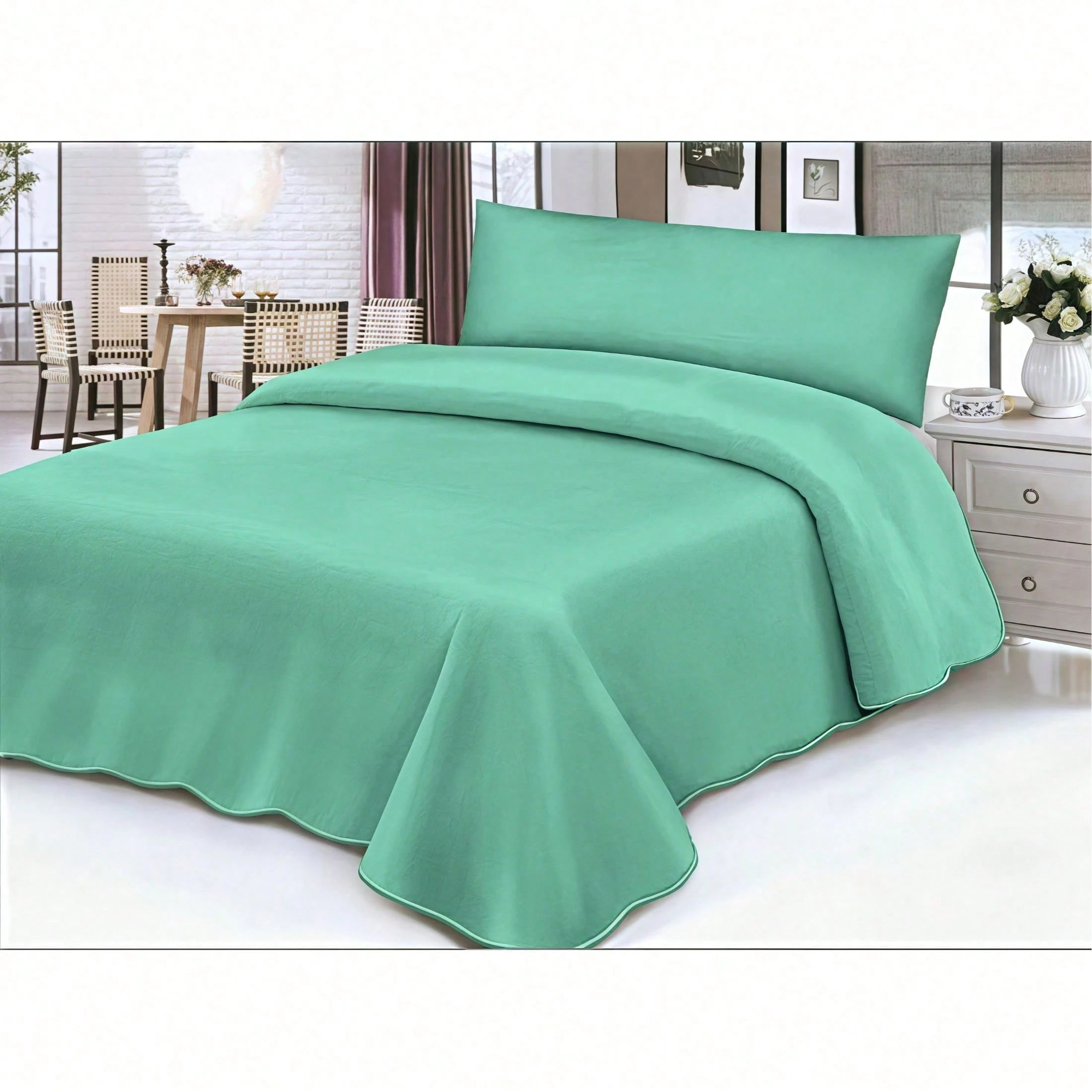 Lençóis Macios 105x200cm Conjunto 3 Peças Lençol Baixo E Fronha