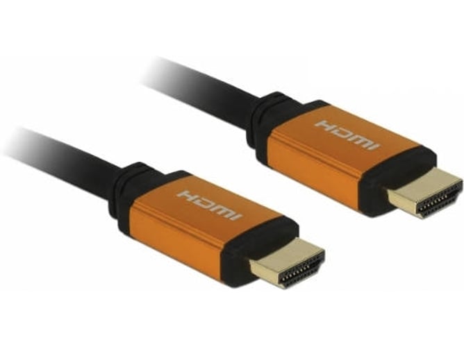 Cable HDMI DELOCK (HDMI - HDMI - 2 m - Negro)