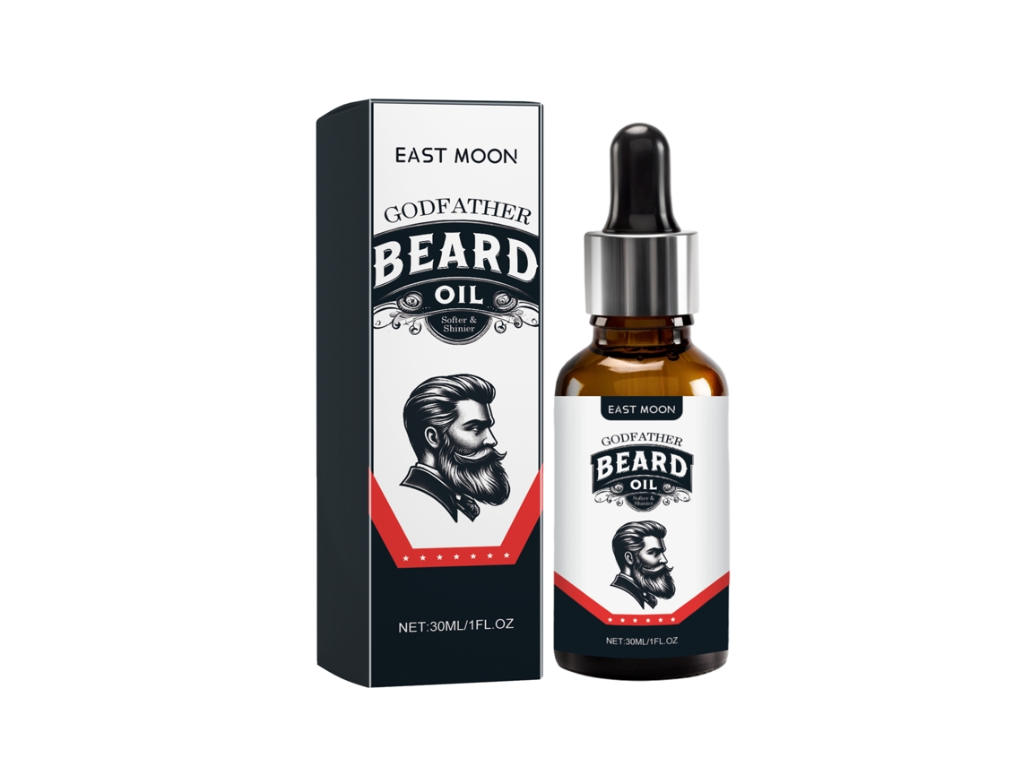 Aceite para barba de hombre con hidratación profunda.
