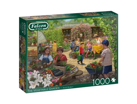 Puzzle Falcon de luxe The Vegetable Garden (1000 pieces) rompecabezas 1000 pieza(s) Gente