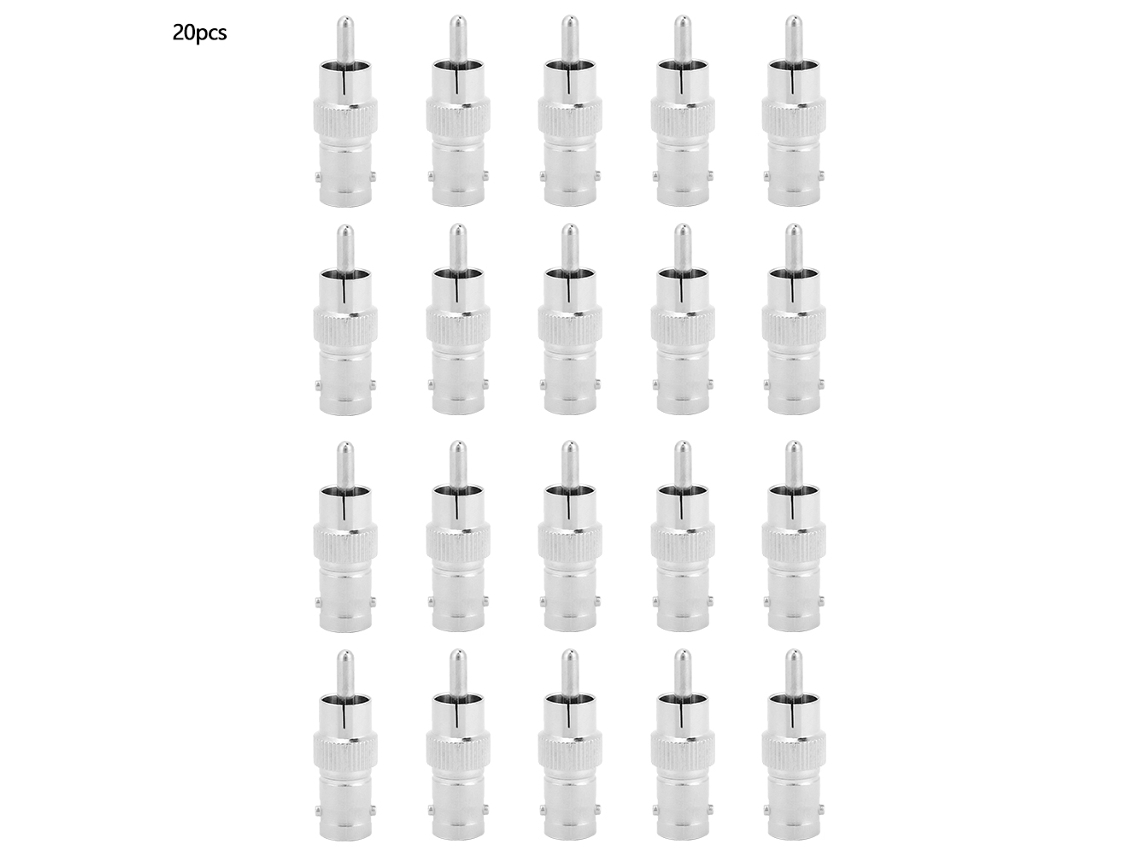 Yncm2026-20 Adaptadores Bnc Hembra A Rca Macho Conector Q9 Hembra