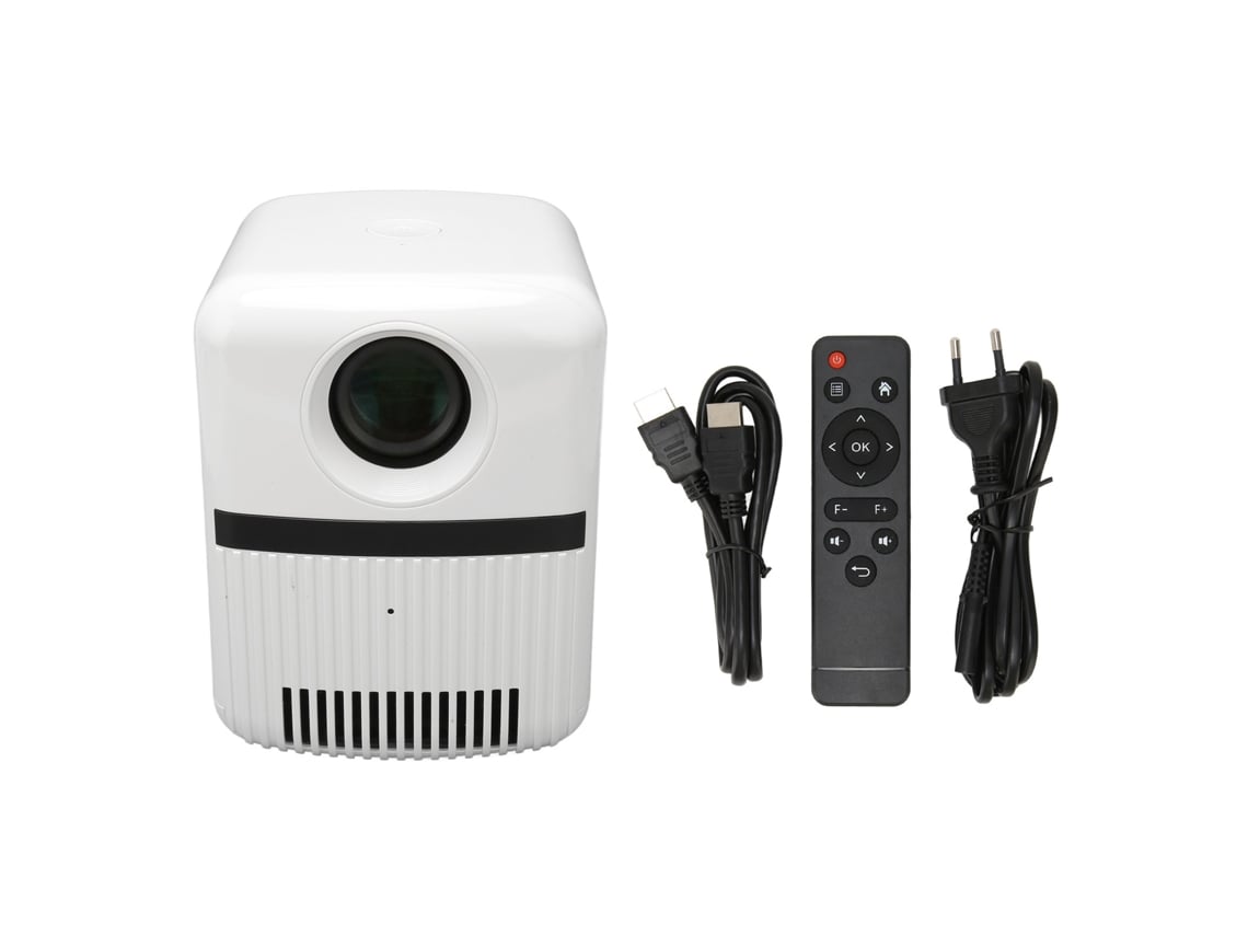 Proyector Bluetooth Wifi 5g 1080p 600ansi 13000 Lm Proyector De Sonido Envolvente De 360 Grados Para El Hogar Para Android 100‑240v Enchufe Ue