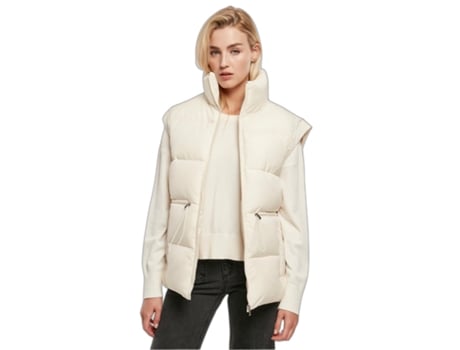 Abrigo para Mujer URBAN CLASSICS (XL - Blanco)