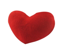 2026-cojín De Peluche Corazón/estrella Juguete De Peluche Almohada Decoración Regalo Suave Rojo