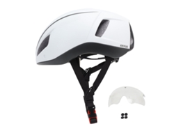 2026altiro-casco De Bicicleta K111 Plus Para Hombre Y Mujer Con Gafas Integradas Carretera Montaña Cycling Mate Blanco
