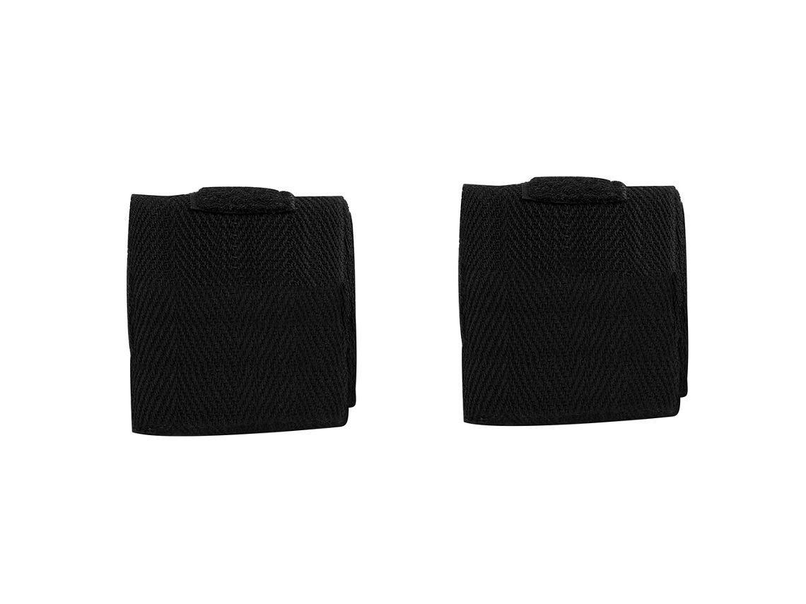 Jinwei-20262pcs/set 2.5m Vendajes De Algodón Para Boxeo Kickboxing Muay Thai (negro)