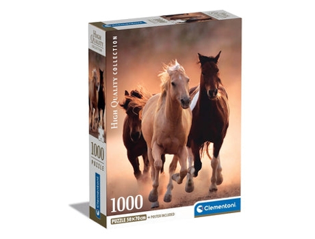 Puzzle rompecabezas CLEMENTONI Animais (10 anos - 1000 unidades)