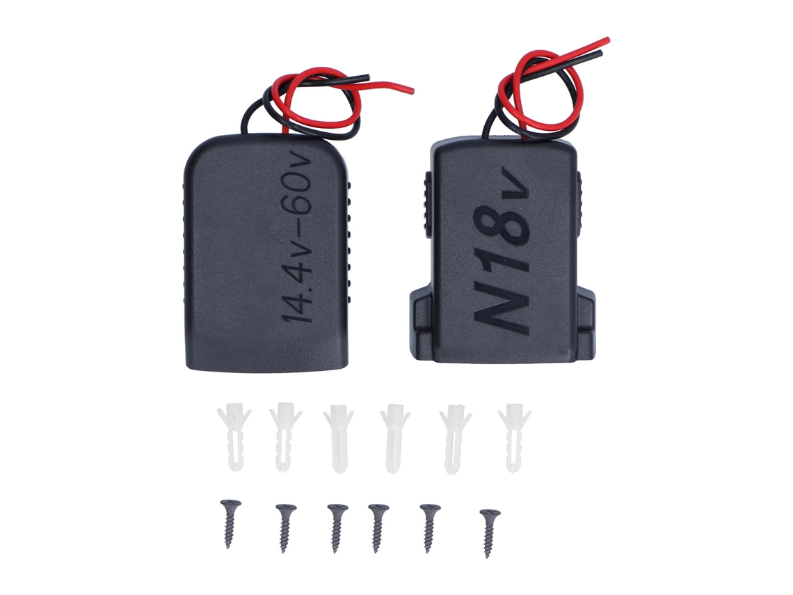 Adaptador De Batería Con Cable Calibre 14 Para Milwaukee M18 18v 14.4v-60v