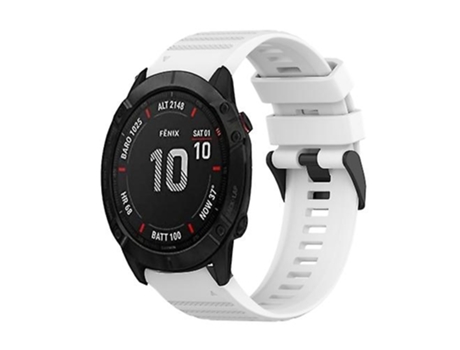 Correa Smartwatch Para Garmin Fenix 6X Pro 26Mm Herramienta Blanca VENISYMLIS