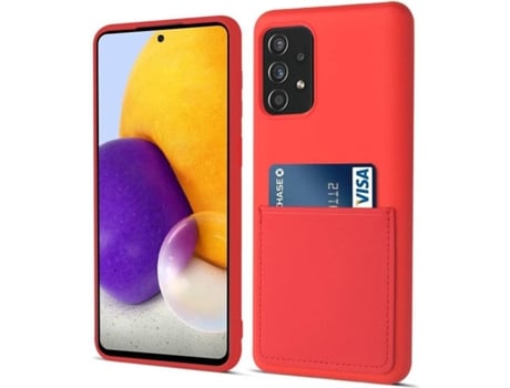Funda Samsung Galaxy S20 HFS-HOUSE con Tarjetero Rojo