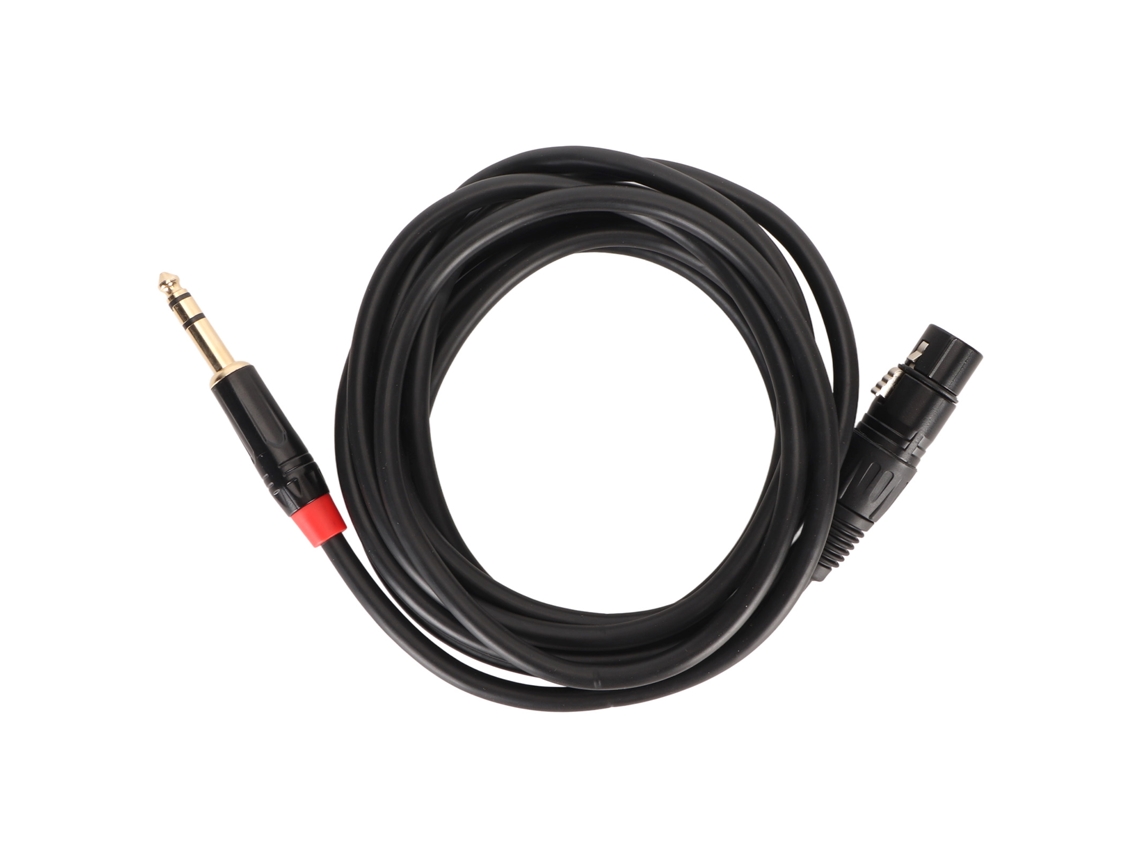 Cable De Micrófono Profesional Xlr Hembra A 6,35 Mm (1/4 De Pulgada), 3 M (9,8 Pies), Ofc 20 Awg