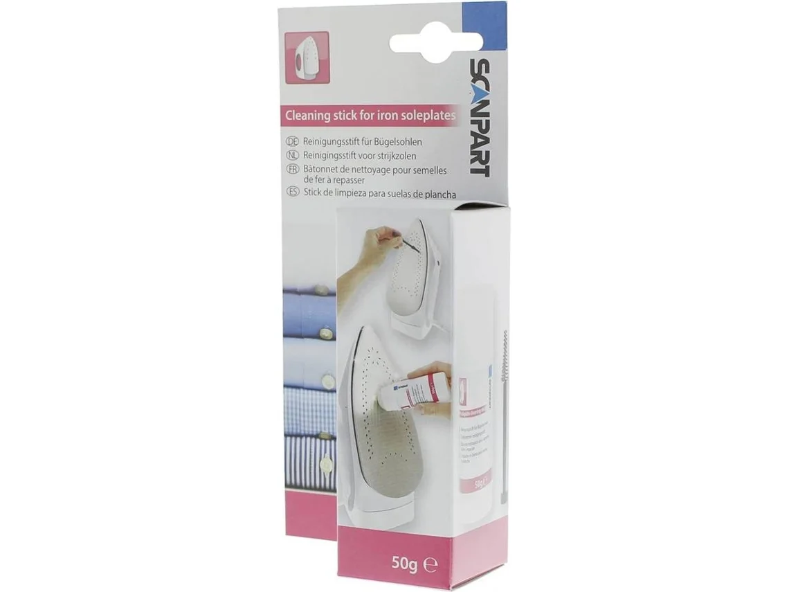 Limpiador de Bases SCANPART para Planchas (50g + Cepillo)
