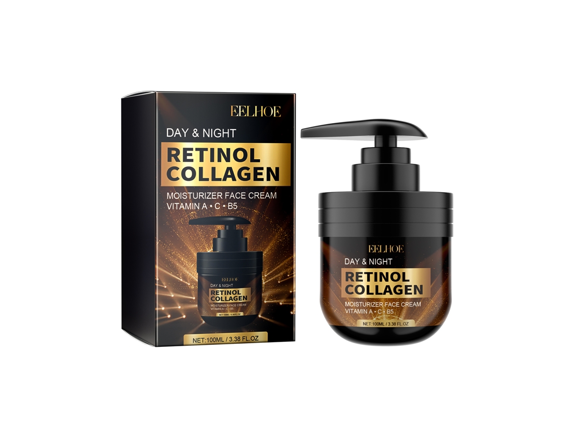 Crema hidratante con retinol para una piel radiante y juvenil.