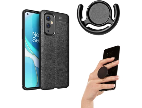 Carcasa, Soporte y Popsocket Oneplus 9 Rugged Leather