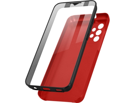 Carcasa Samsung Galaxy A32 AVIZAR TPGLASS-RD-A325F Rojo