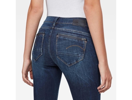 G-Star Midge Zip Mid Waist Skinny Jeans