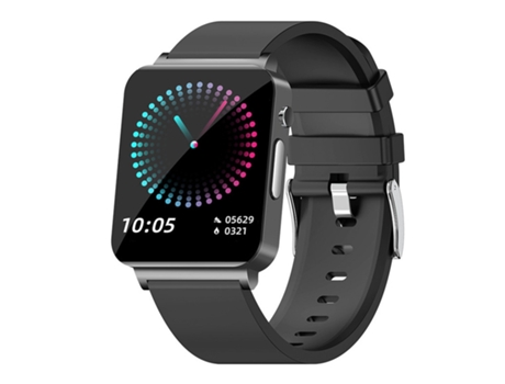 Smartwatch, pantalla táctil HD sin bordes de 1,72 pulgadas, resistente al agua y al polvo IP67, negro CHRONUS