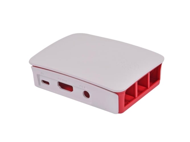 Caja RASPBERRY PI 3 Rojo y Blanco